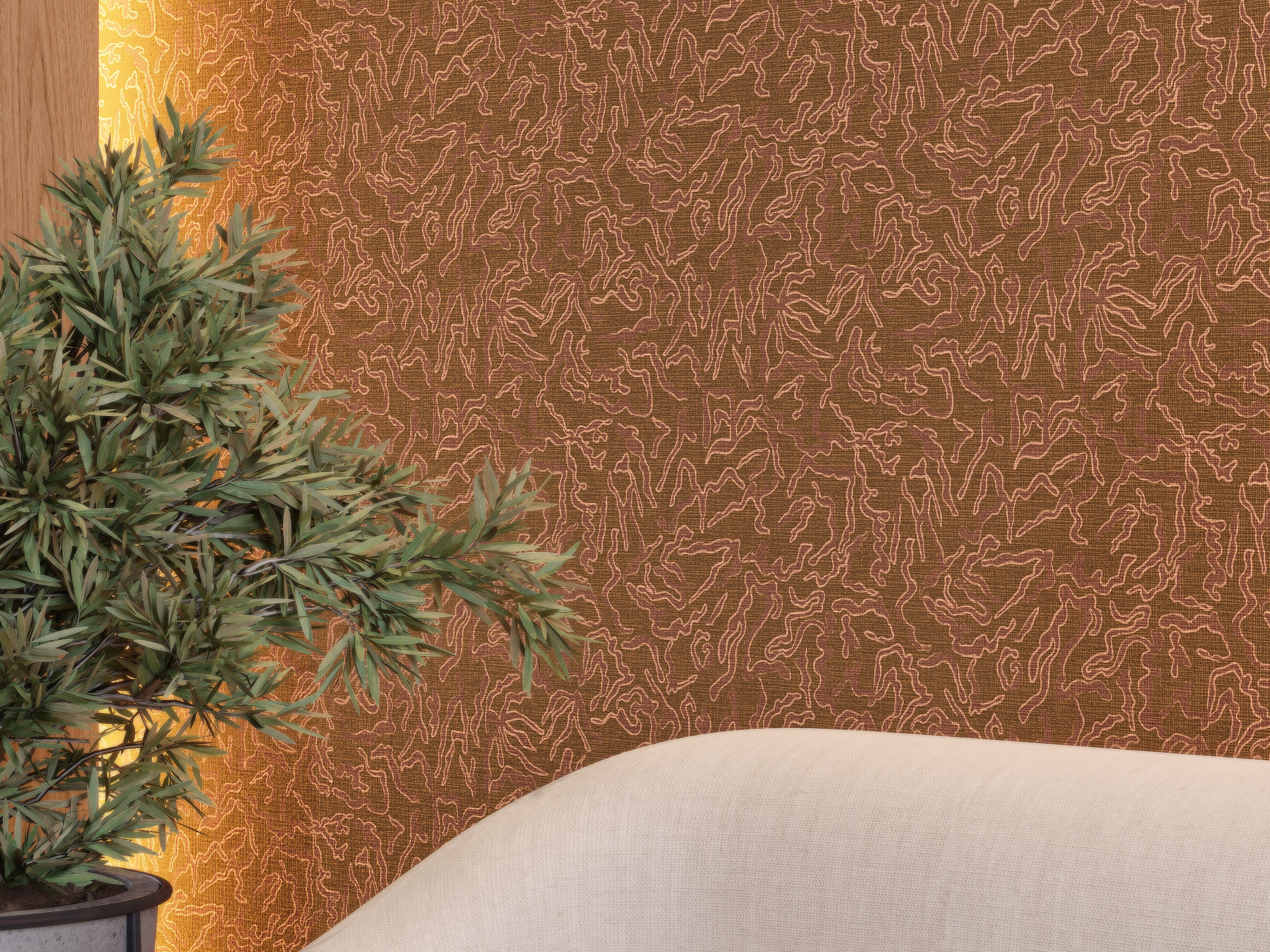 Land Patterns- Type II Vinyl Wallpaper