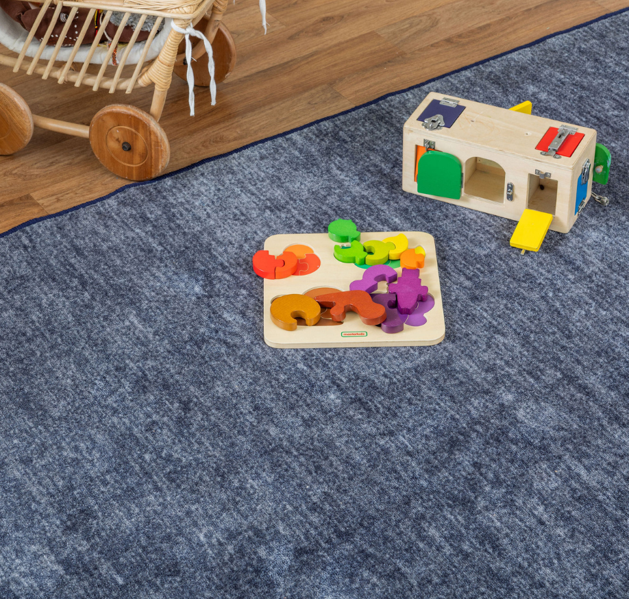 Gradient Navy Blue Rug