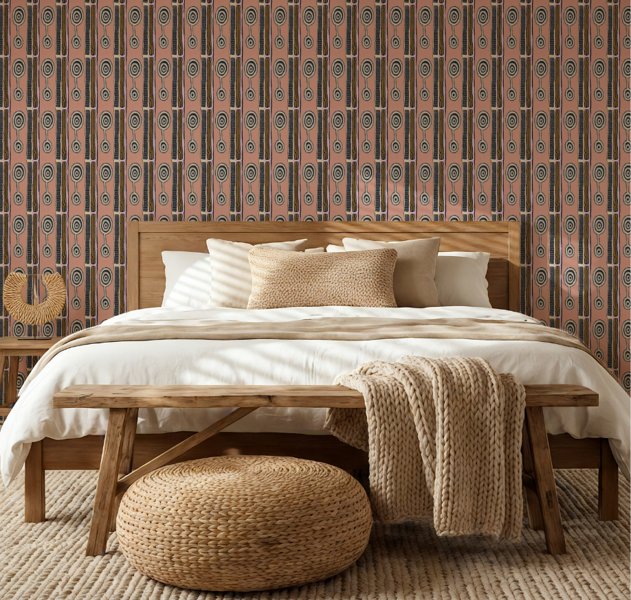 Sit Gather Weave Wallpaper