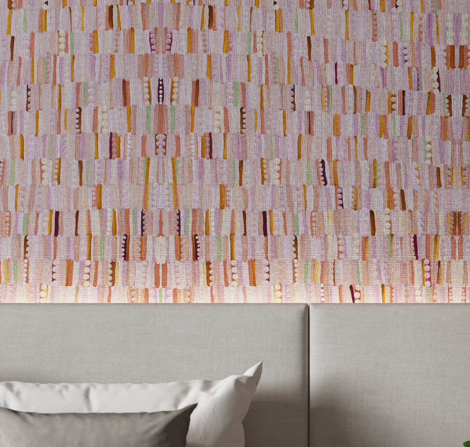 Golden Yaraay Shower II- Type II Vinyl Wallpaper
