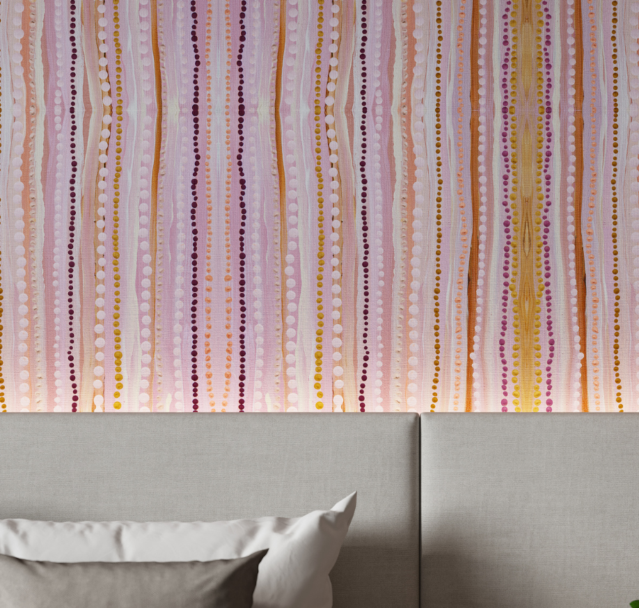 Golden Yaraay Shower I- Type II Vinyl Wallpaper
