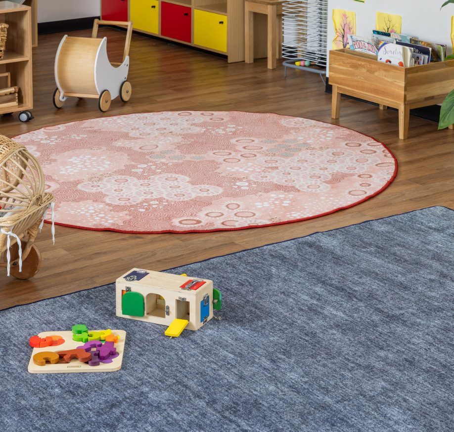 Gradient Navy Blue Rug