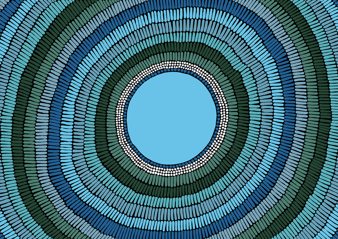 ''Gulpaga' Waterhole Print
