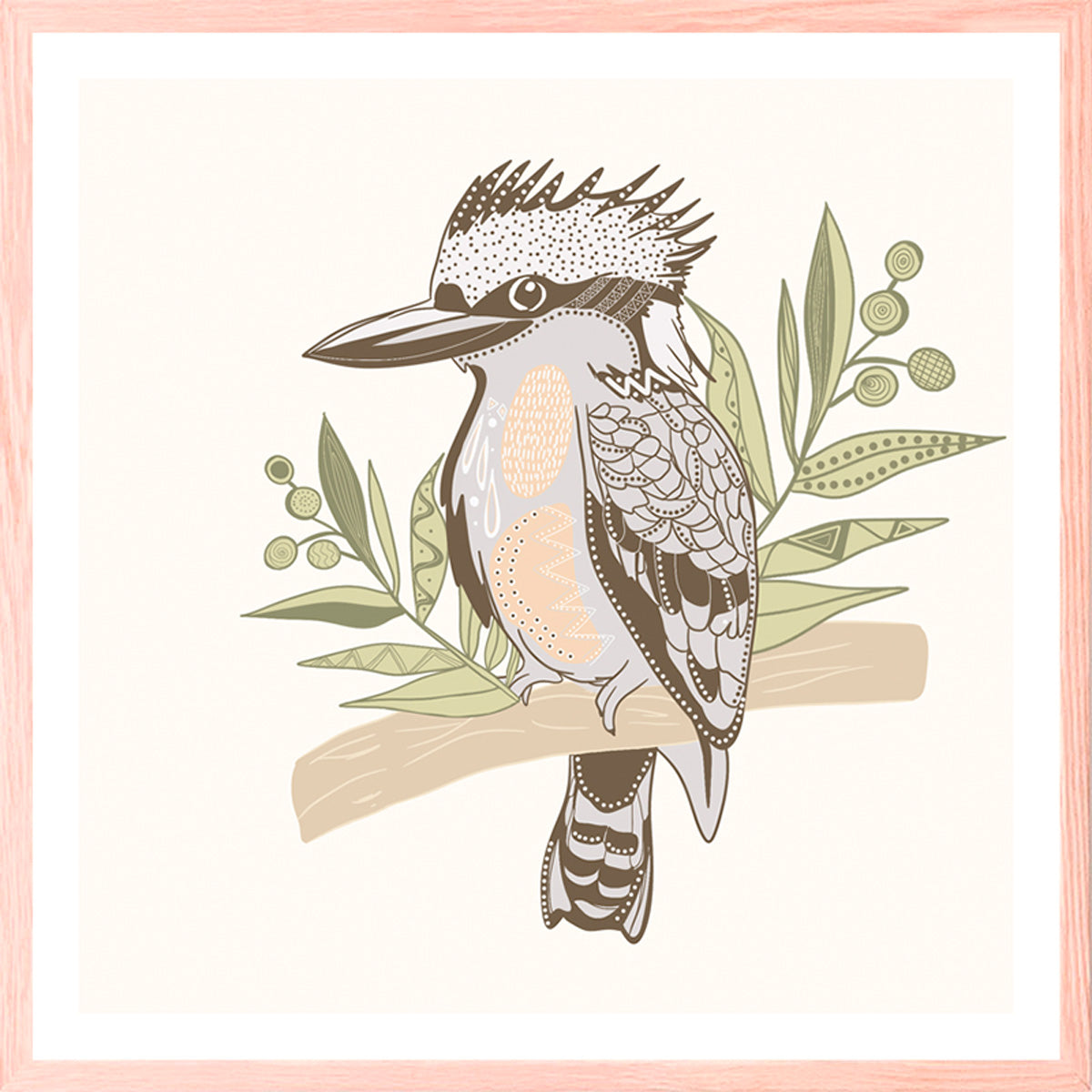 Kookaburra Art Print