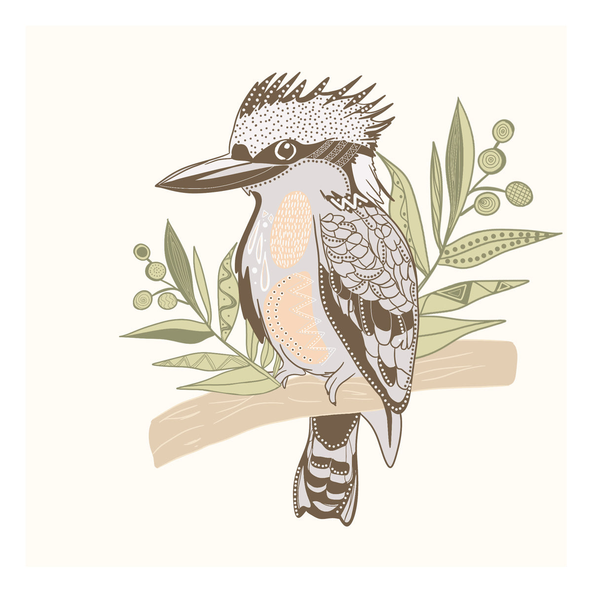Kookaburra Art Print