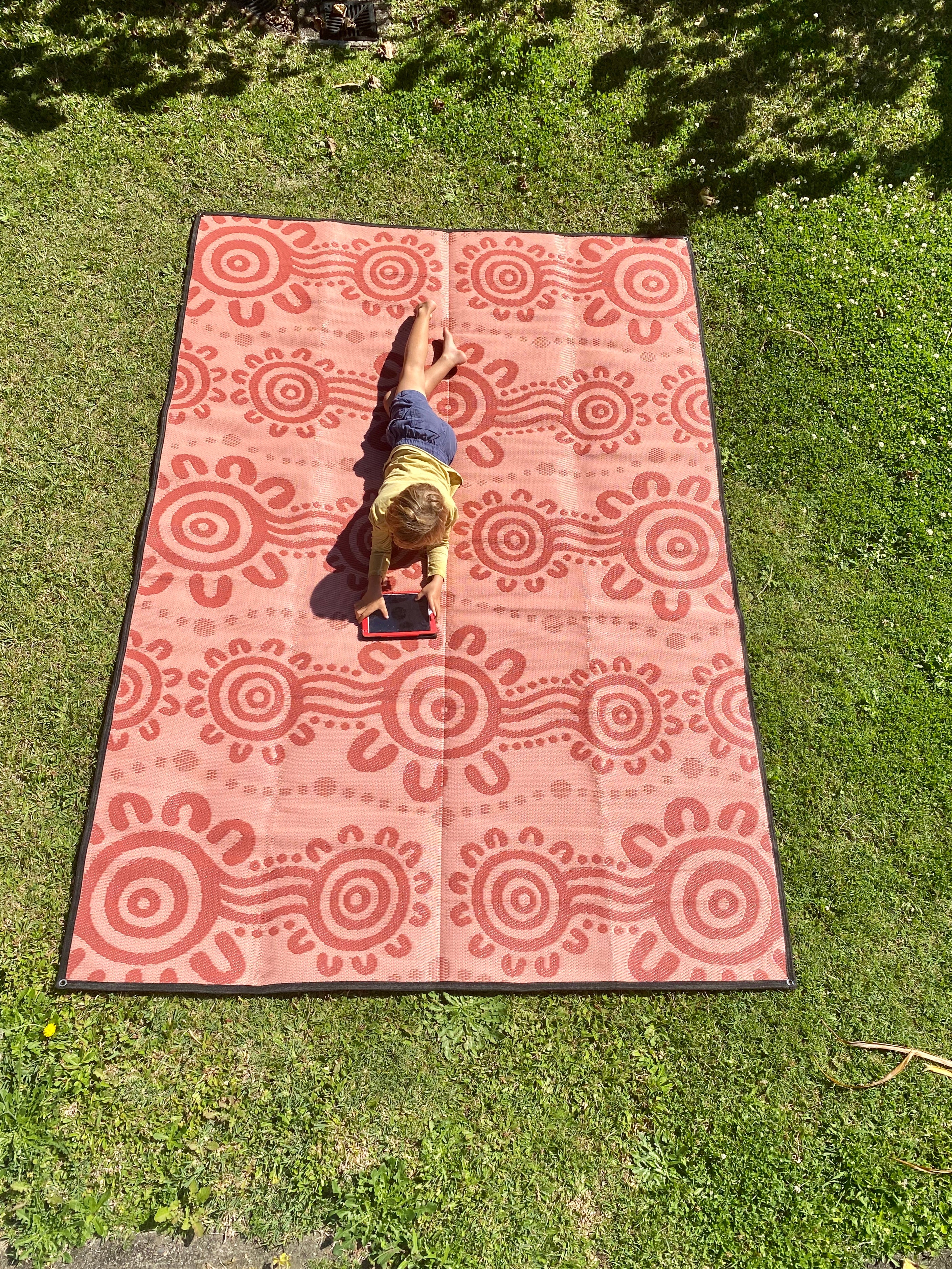 Coastal People Recycled mat (Coral) | EMRO Designs