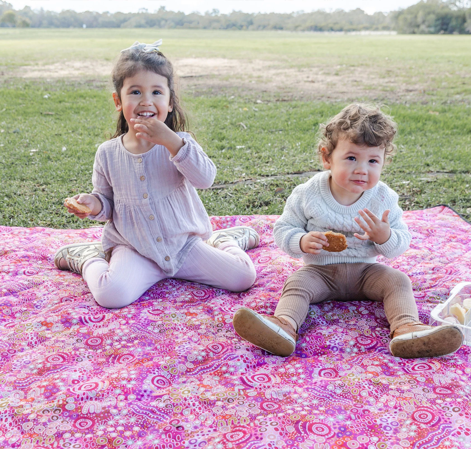 Picnic Rug-'Dubay Jagun' Women on Country