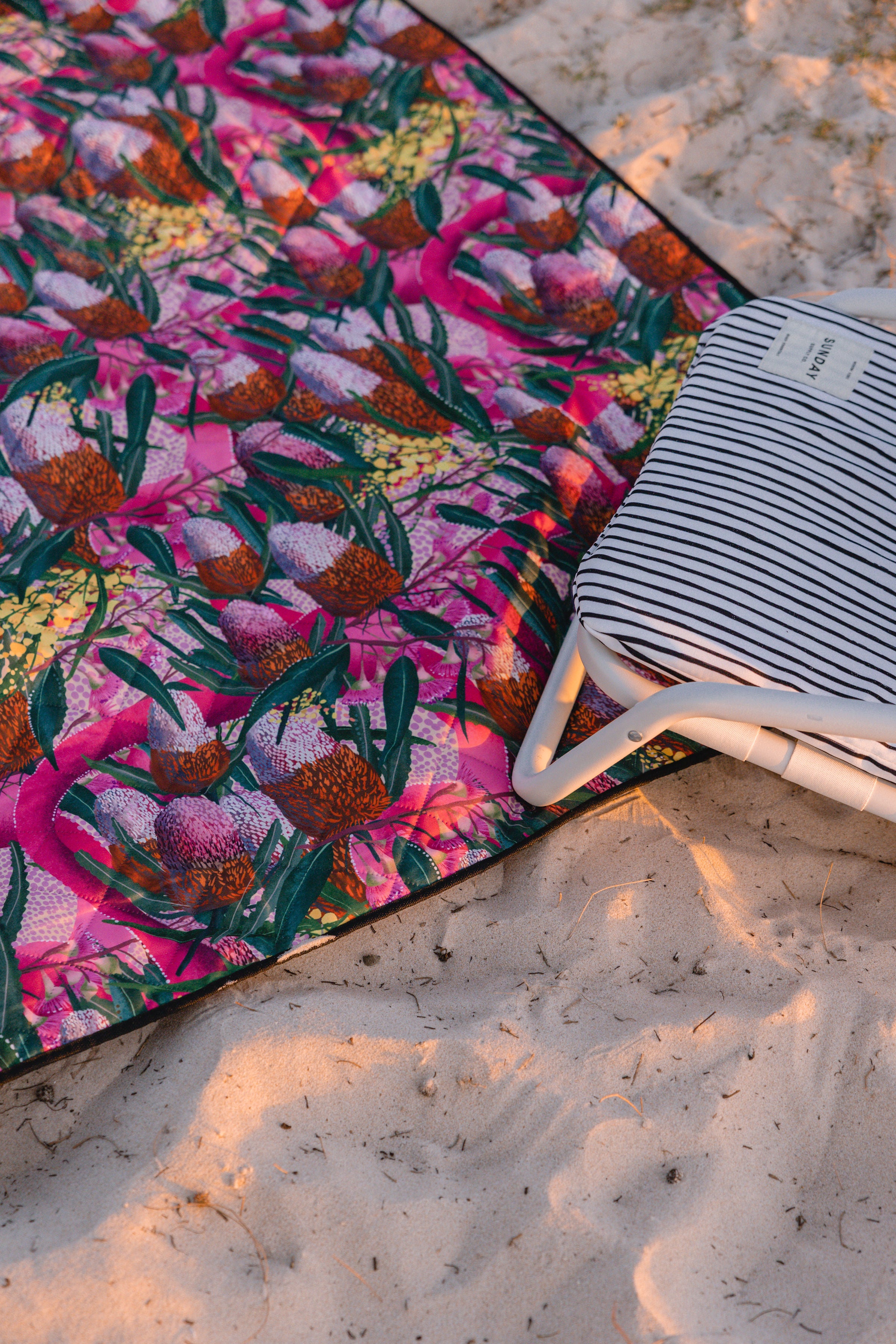 Picnic Rug-Native Flowers