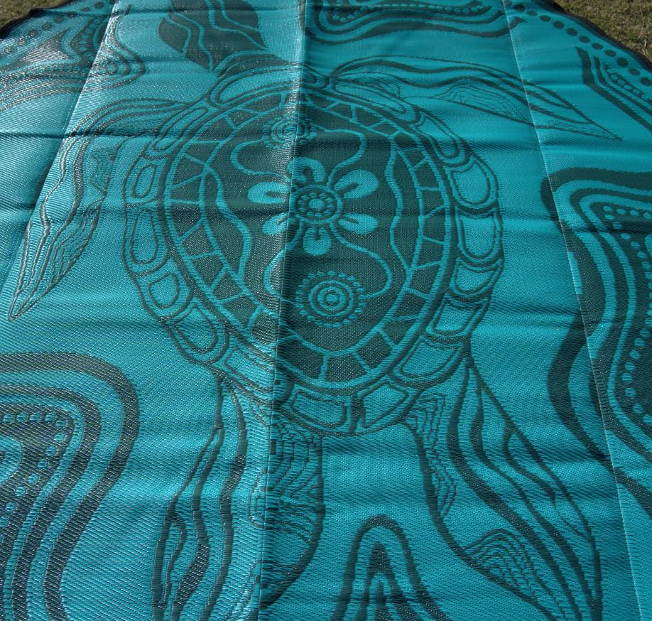 Turtle Recycled Mat (Green)