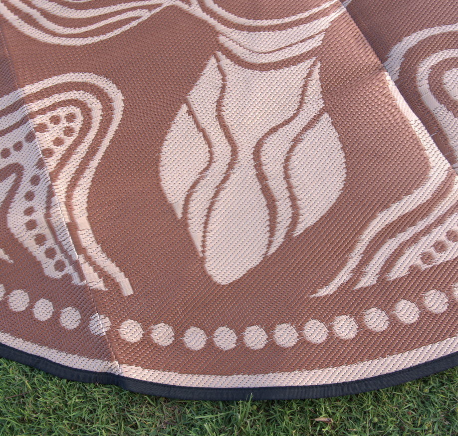 Turtle Recycled Mat (Brown)