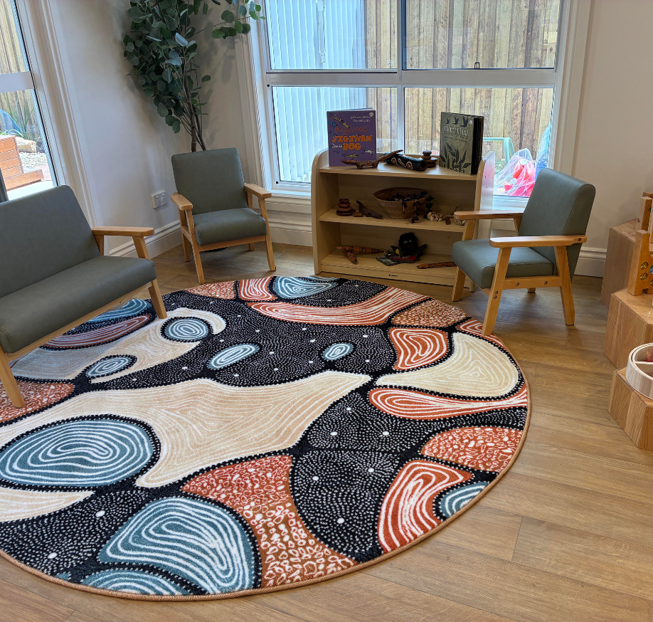 Moving Forward 2m Round Rug