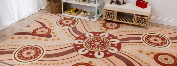 Aboriginal Rugs, Mats & Cushions | Emro Designs | Australia