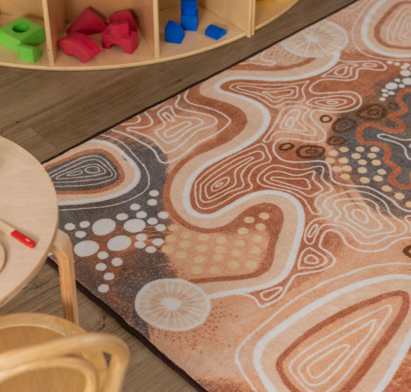 2x3m Rug 'Wajunbihn Jagun'- Mother Country 2x3m Rug | EMRO Designs