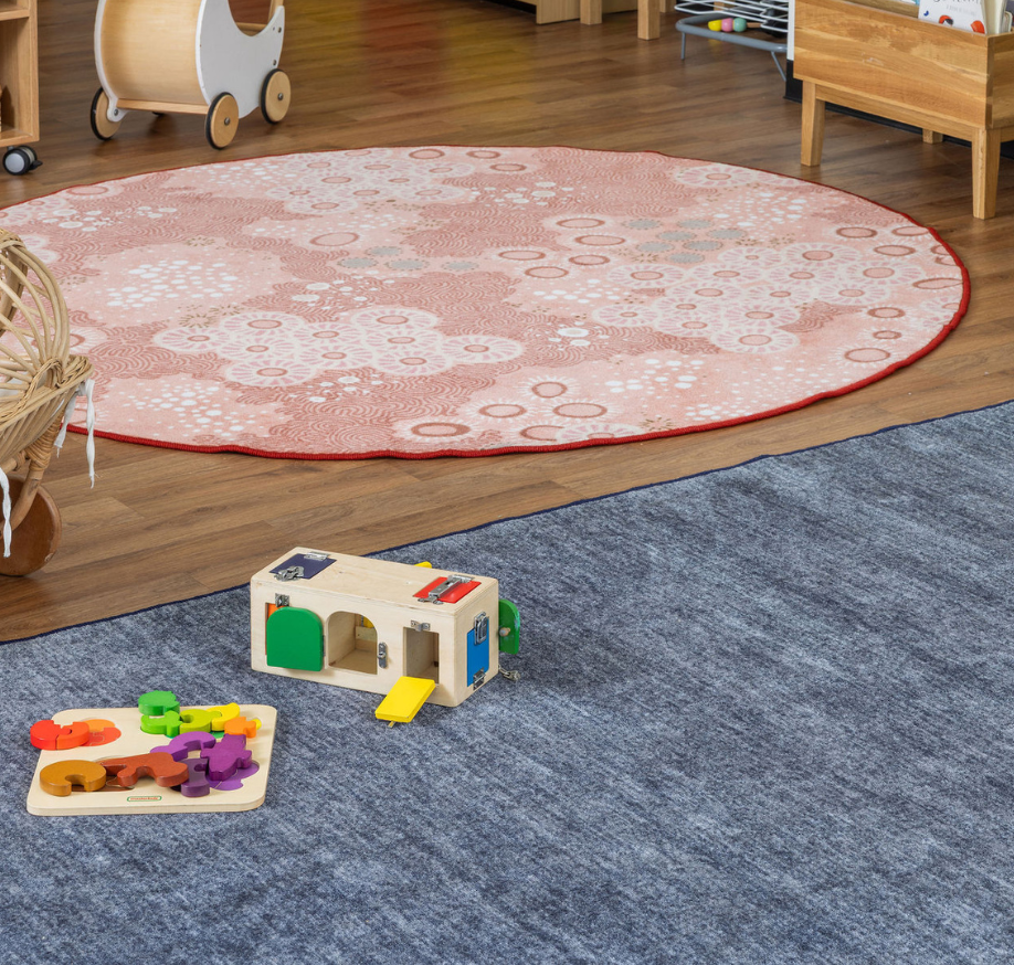 Gradient Navy Blue Rug