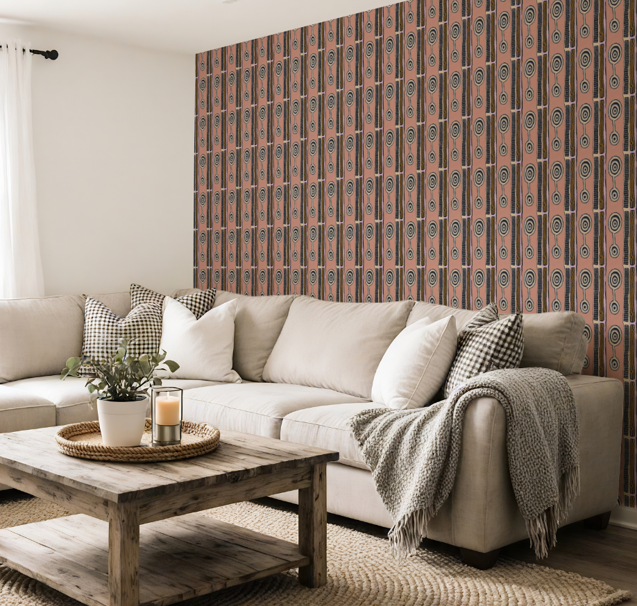 Sit Gather Weave Wallpaper