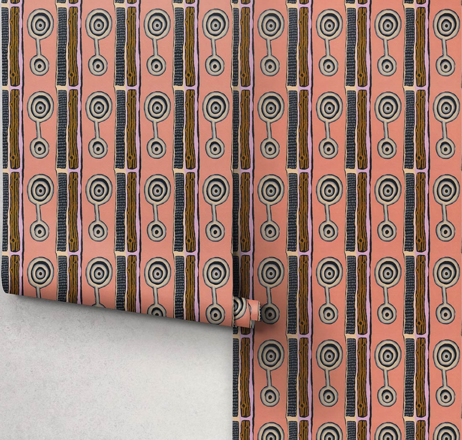 Sit Gather Weave Wallpaper