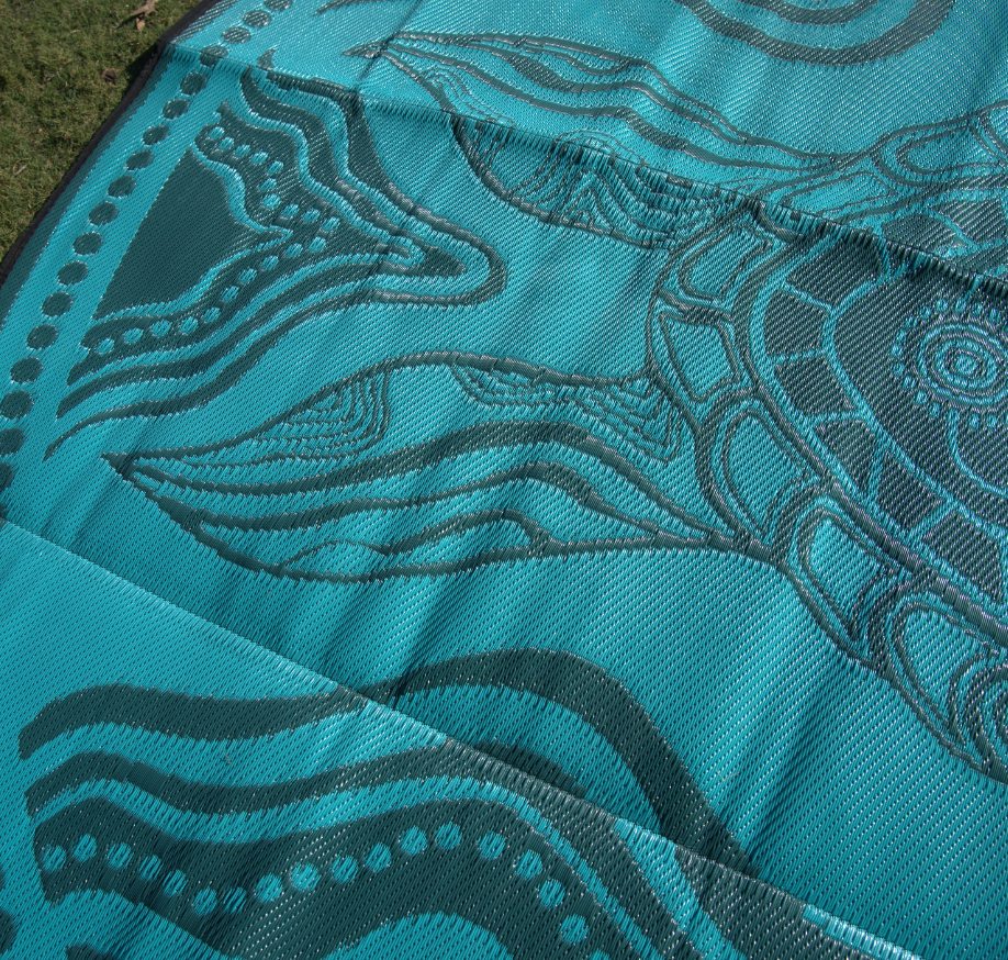 Turtle Recycled Mat (Green)