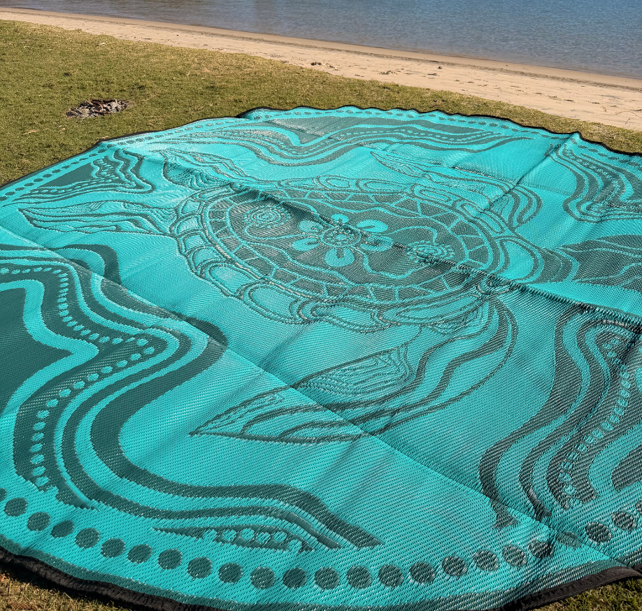 Turtle Recycled Mat (Green)