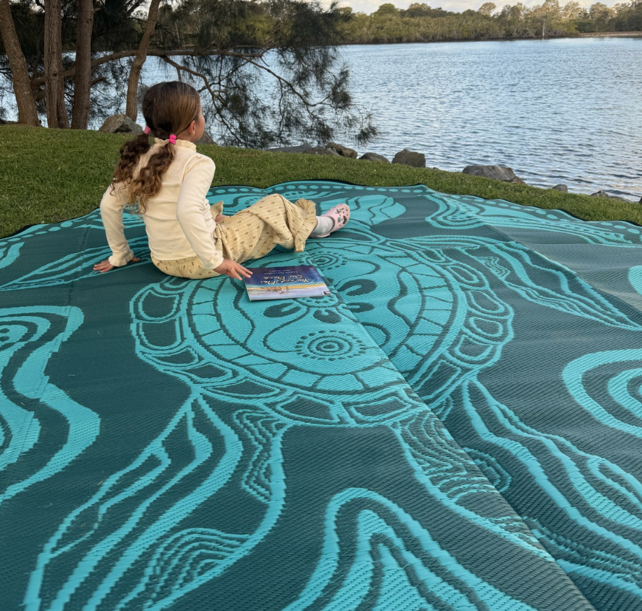 Turtle Recycled Mat (Green)