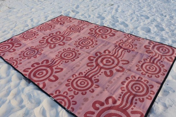 Coastal People Recycled mat (Coral) | EMRO Designs