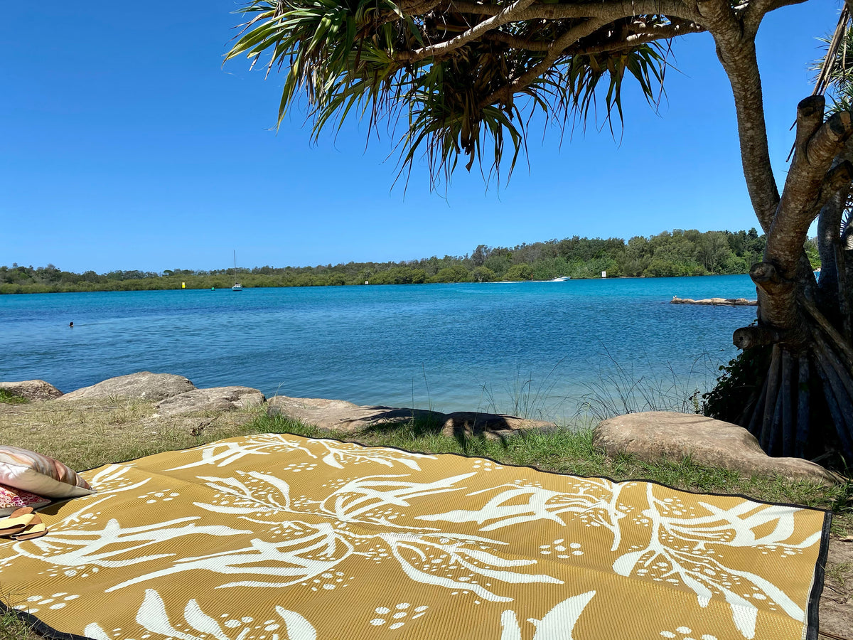 Mustard Wattle 2x3m Recycled Mat